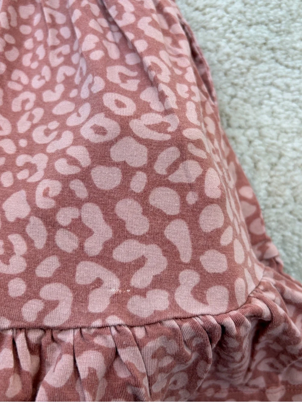 Little Sleepies Play Size 3T Desert Leopard Smocked Bamboo Dress Lion King